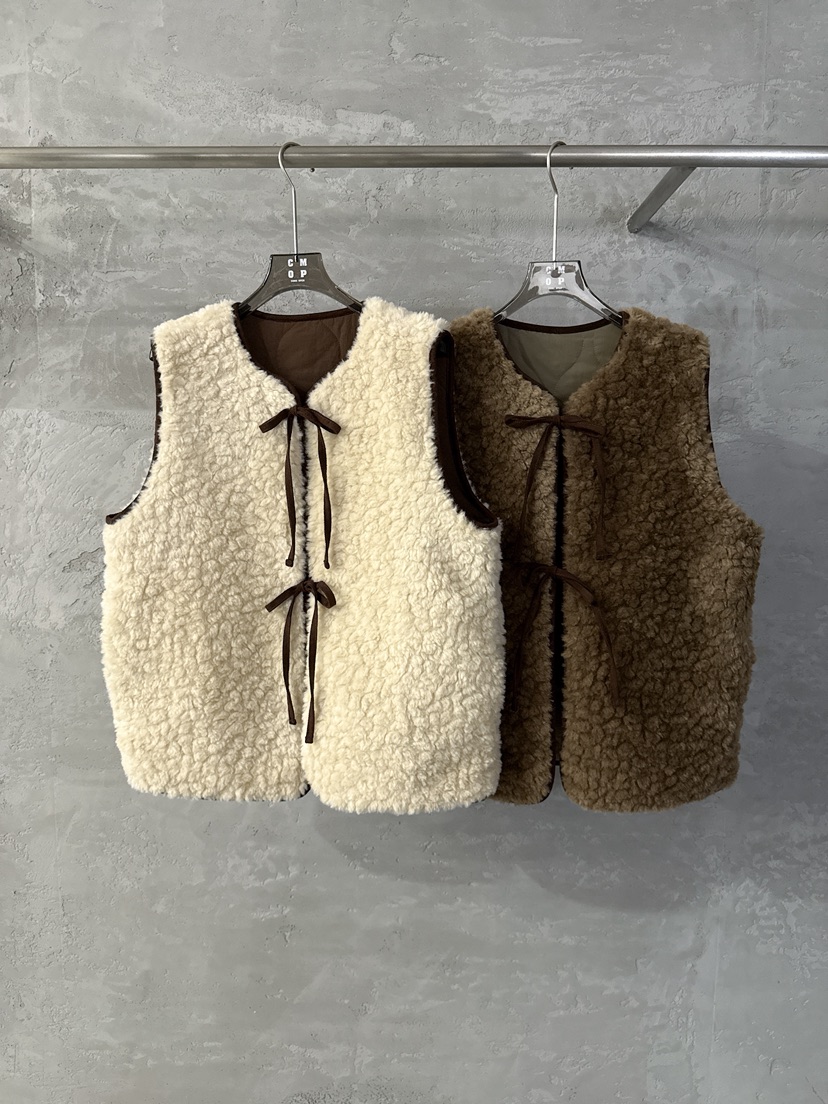 COME OPEN東大門㊣直郵女裝新款熱賣推薦真品馬甲毛皮雙面COMP-(COME OPEN)馬甲