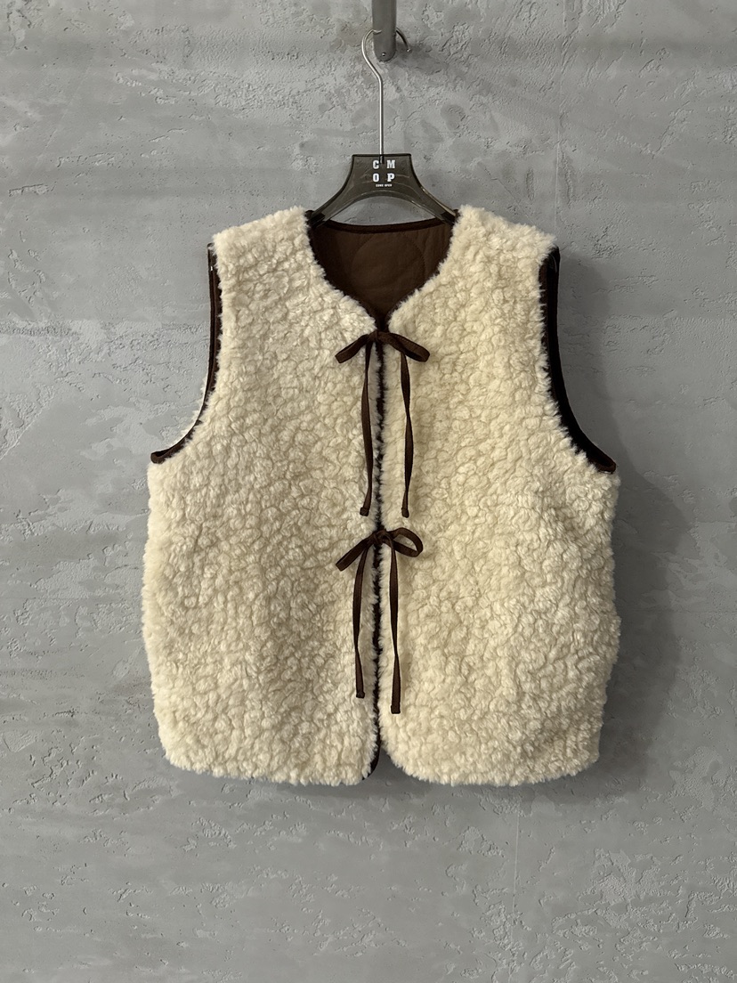 COME OPEN東大門㊣直郵女裝新款熱賣推薦真品馬甲毛皮雙面COMP-(COME OPEN)馬甲圖色1