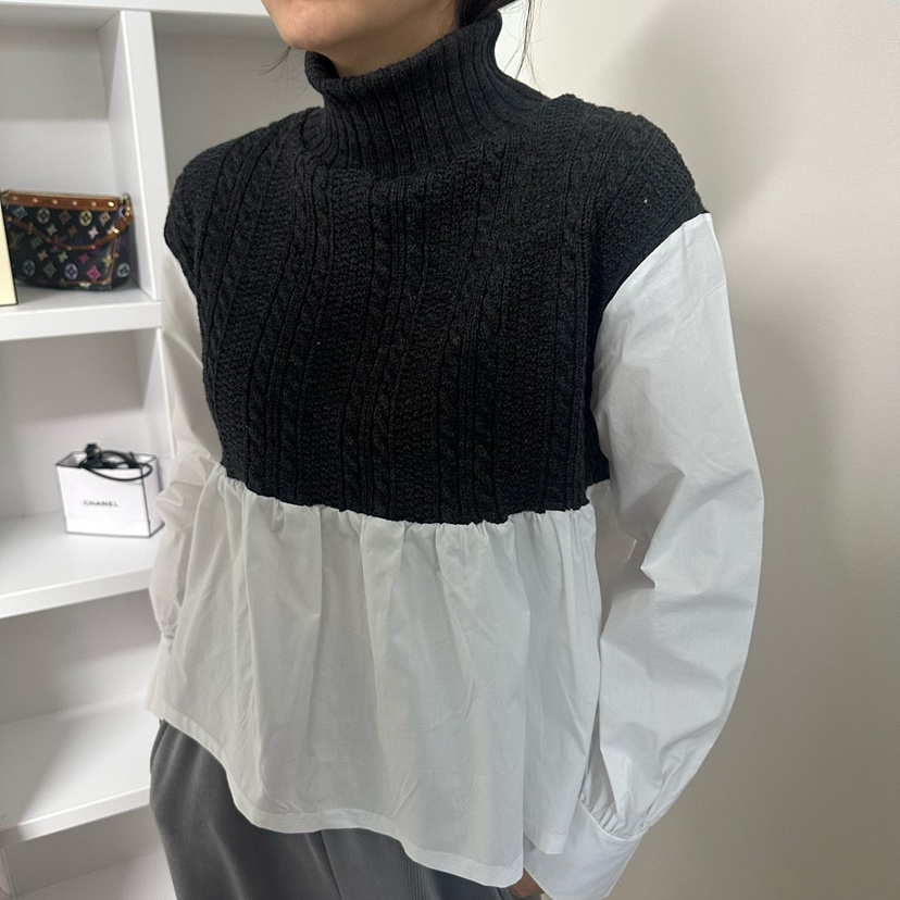 SOUIT韓國代購㊣女裝新品職業時尚25秋冬真品熱賣襯衫蕾絲衫SOUIT by mabel-L襯衫/蕾絲衫