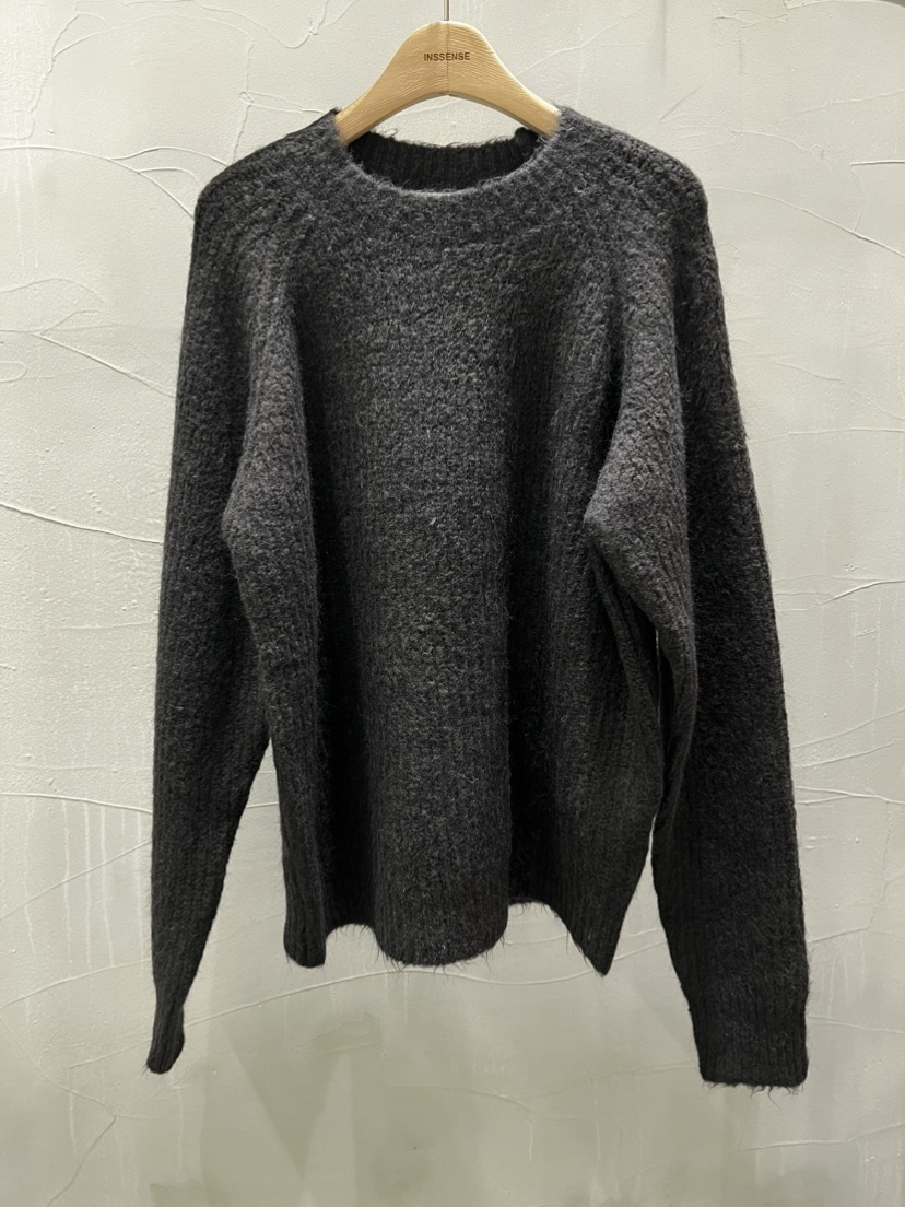 INSSENSE-A韓國代購㊣女士新款時尚人氣休閑推薦針織衫羊駝毛INSSENSE-A針織衫圖色3