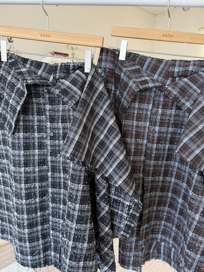 SOLAR東大門㊣代購女裝新款人氣時尚25秋冬半身裙中短裙流蘇SOLAR半身裙/中短裙