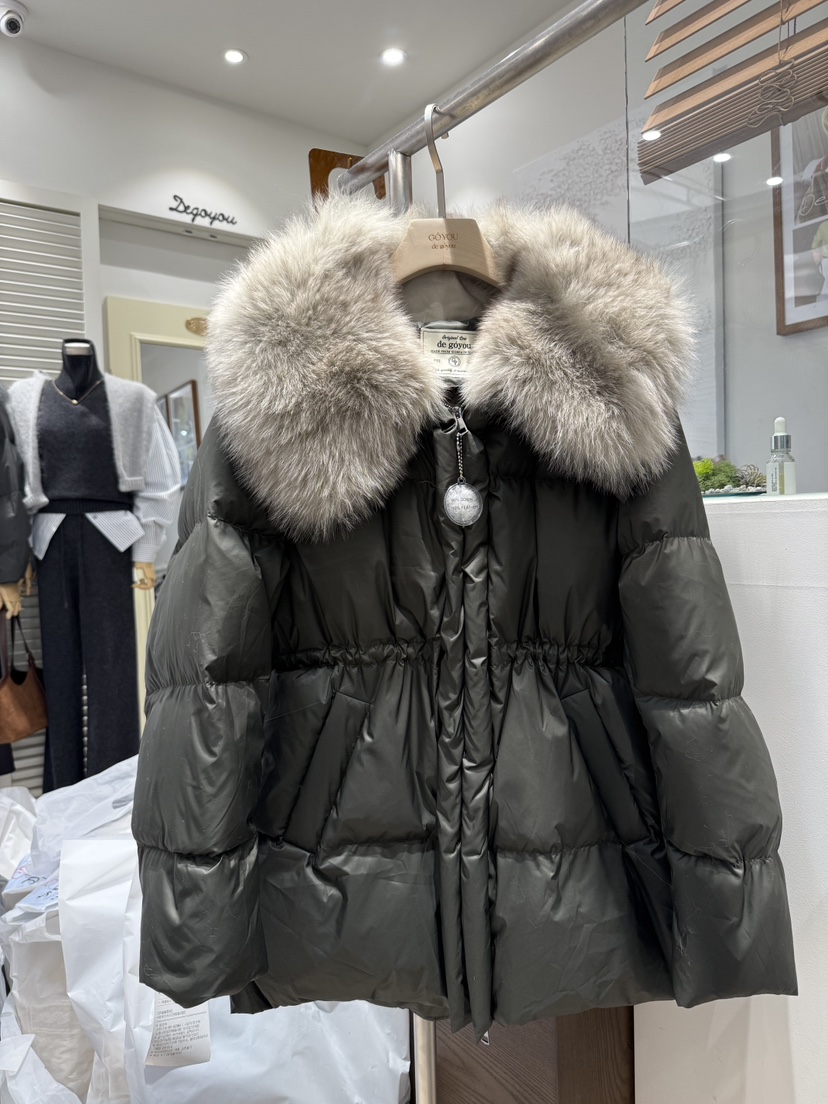 DE GO YOU韓國代購㊣女士新款熱賣推薦25秋冬真品短款羽絨服DE GO YOU短款羽絨服