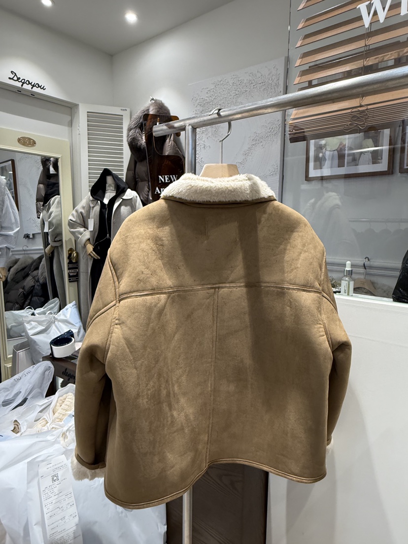 DE GO YOU東大門㊣直郵女士新款職業推薦25秋冬夾克可愛的DE GO YOU夾克