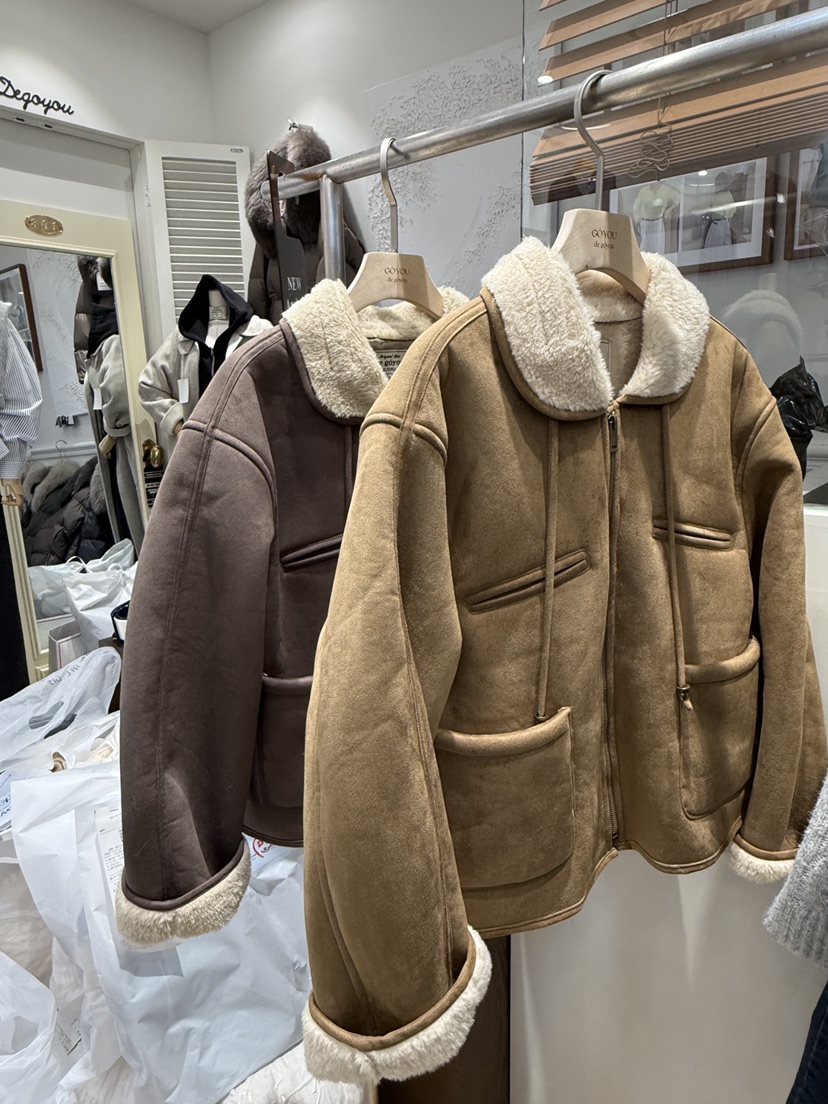 DE GO YOU東大門㊣直郵女士新款職業推薦25秋冬夾克可愛的DE GO YOU夾克