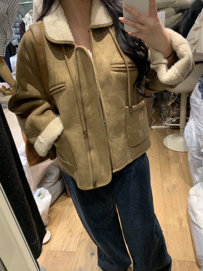 DE GO YOU東大門㊣直郵女士新款職業推薦25秋冬夾克可愛的DE GO YOU夾克