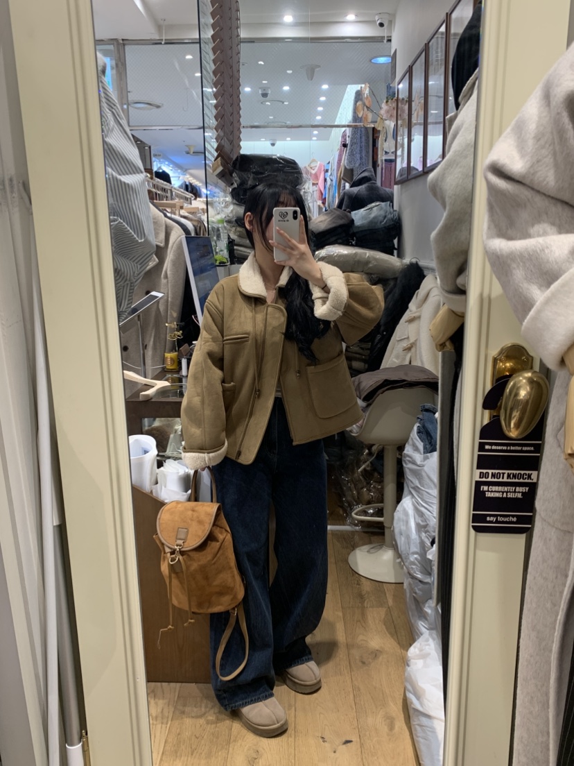 DE GO YOU東大門㊣直郵女士新款職業推薦25秋冬夾克可愛的DE GO YOU夾克