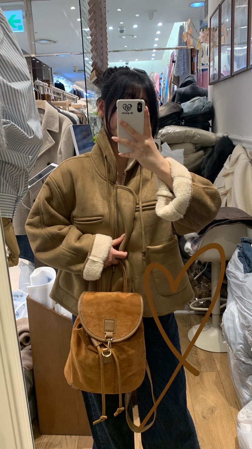 DE GO YOU東大門㊣直郵女士新款職業推薦25秋冬夾克可愛的DE GO YOU夾克