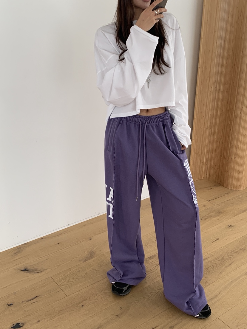 SUGAR CASE東大門㊣代購女裝新品25秋冬熱賣職業休閑休閑褲SUGAR CASE休閑褲