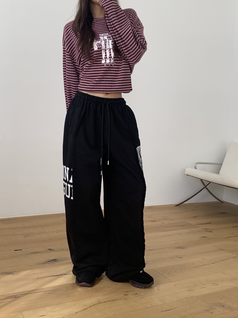 SUGAR CASE東大門㊣代購女裝新品25秋冬熱賣職業休閑休閑褲SUGAR CASE休閑褲