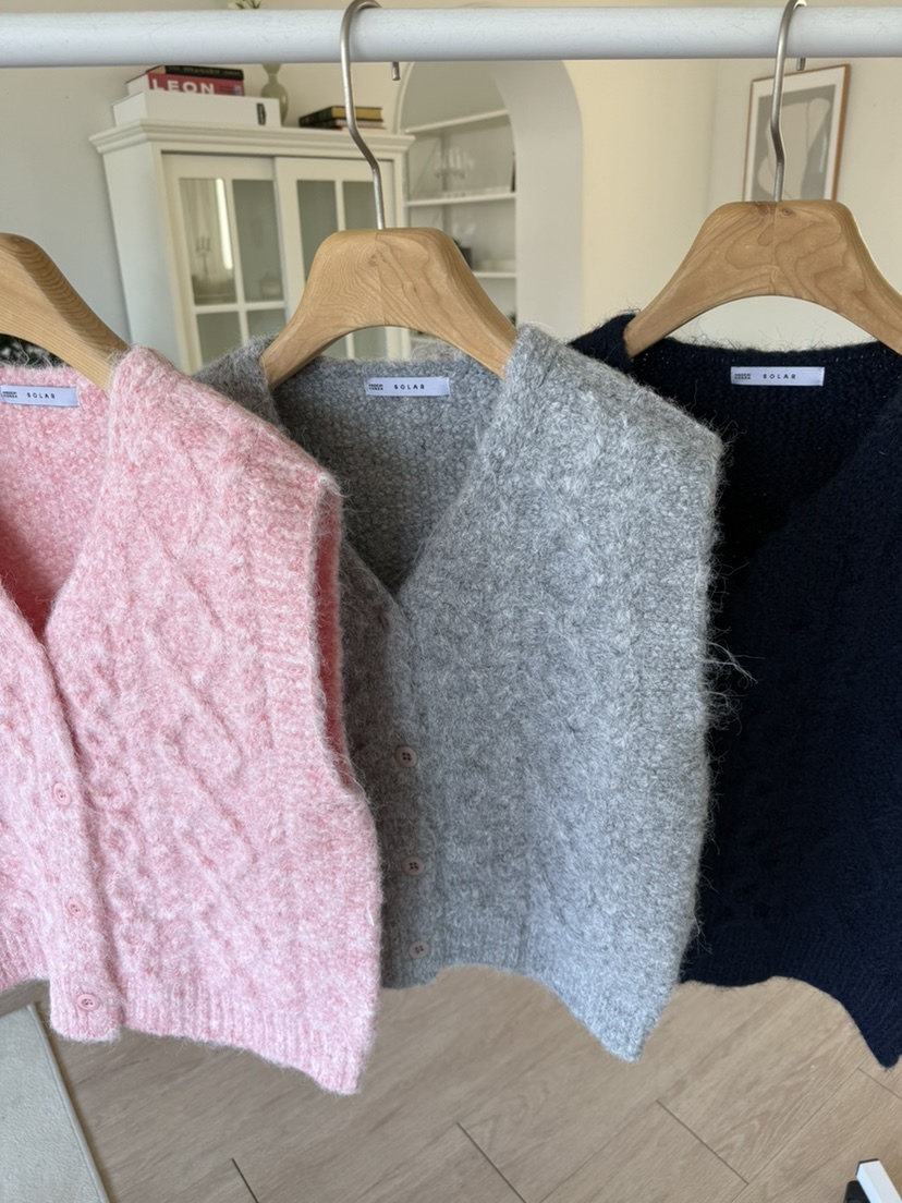 SOLAR東大門㊣實拍女士新款休閑推薦真品職業熱賣25秋冬馬甲SOLAR馬甲