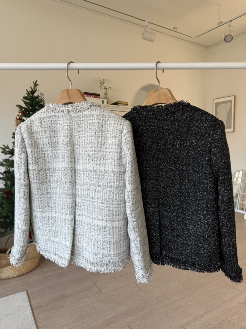 SOLAR東大門㊣代購女士新品熱賣人氣時尚職業休閑夾克粗花呢SOLAR夾克