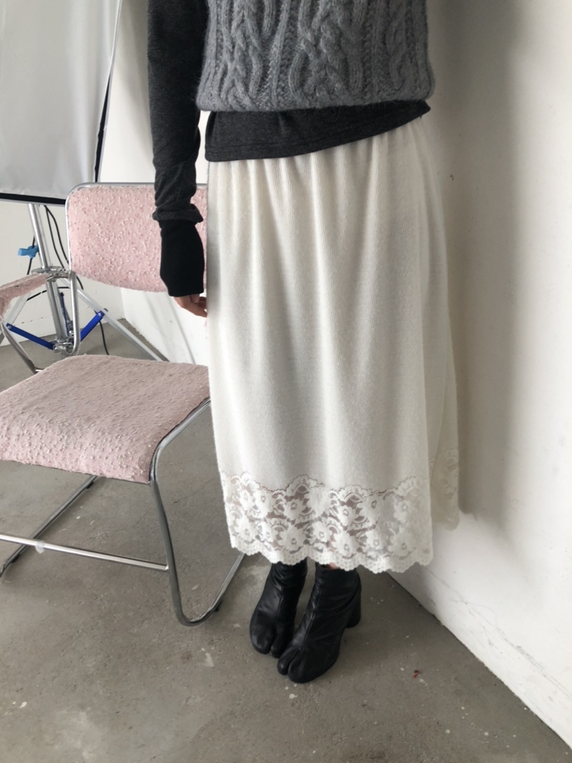 FLASH東大門㊣代購女士新品職業25秋冬人氣熱賣真品長裙蕾絲FLASH長裙