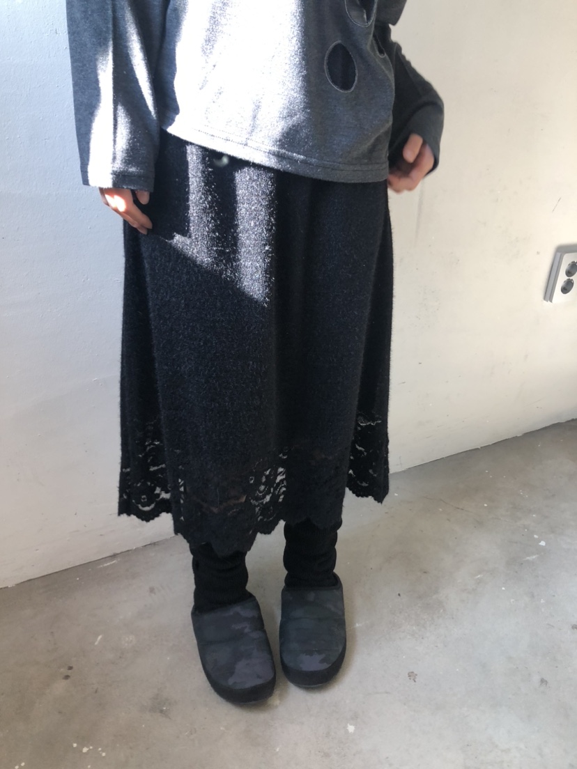 FLASH東大門㊣代購女士新品職業25秋冬人氣熱賣真品長裙蕾絲FLASH長裙