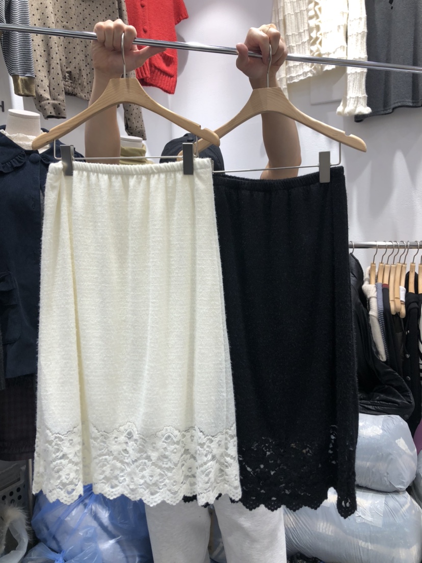 FLASH東大門㊣代購女士新品職業25秋冬人氣熱賣真品長裙蕾絲FLASH長裙