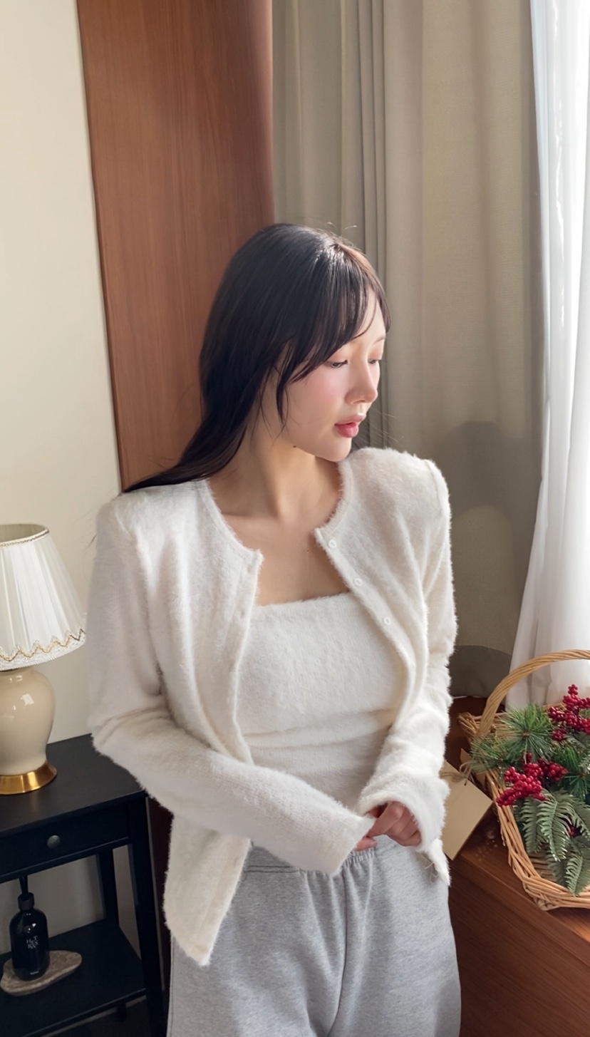 N BROWN韓國代購㊣女士新款時尚休閑熱賣25秋冬套裝開襟衫N BROWN套裝