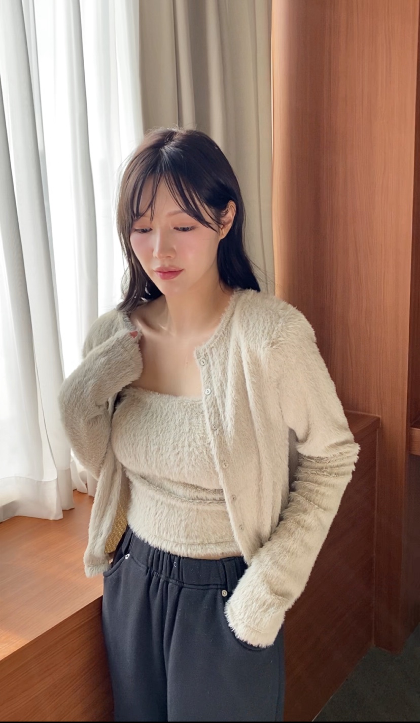 N BROWN韓國代購㊣女士新款時尚休閑熱賣25秋冬套裝開襟衫N BROWN套裝