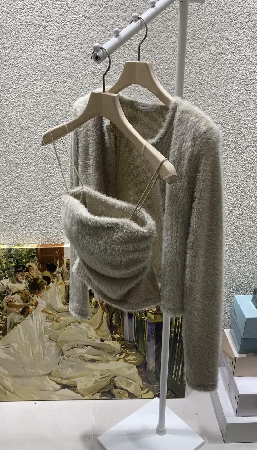 N BROWN韓國代購㊣女士新款時尚休閑熱賣25秋冬套裝開襟衫N BROWN套裝圖色5