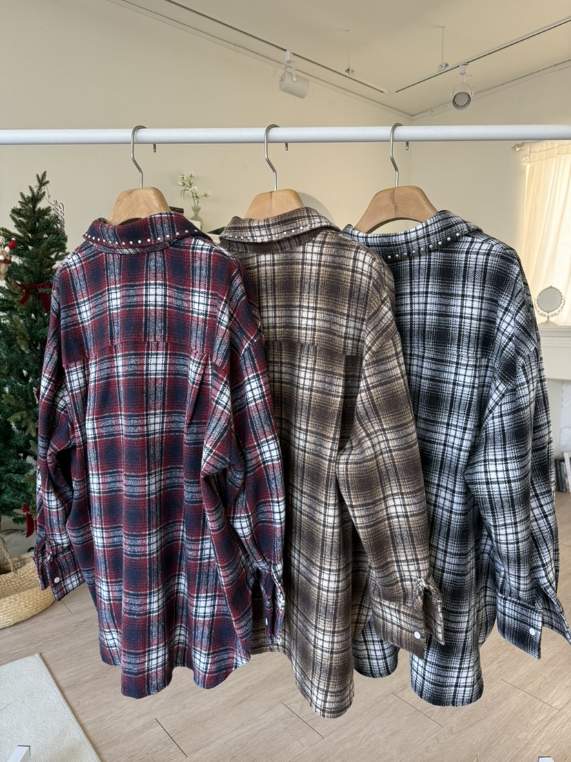 SOLAR東大門㊣直郵女裝新品人氣真品職業休閑襯衫蕾絲衫格子SOLAR襯衫/蕾絲衫