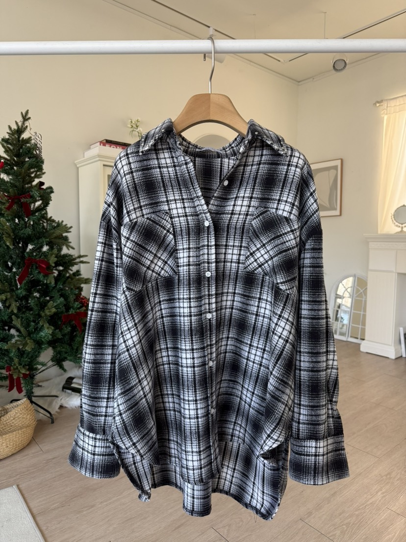 SOLAR東大門㊣直郵女裝新品人氣真品職業休閑襯衫蕾絲衫格子SOLAR襯衫/蕾絲衫圖色1