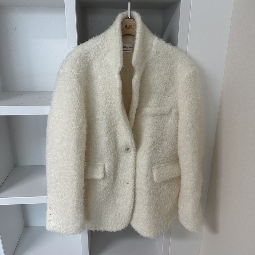 SOUIT韓國代購㊣女士新品職業人氣休閑時尚推薦短款大衣含腰帶SOUIT by mabel-L短款大衣圖色2