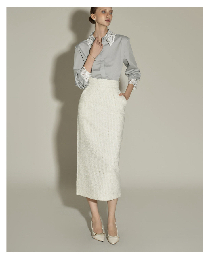 TANIA東大門㊣實拍女裝新款25秋冬人氣休閑時尚推薦襯衫蕾絲衫TANIA襯衫/蕾絲衫