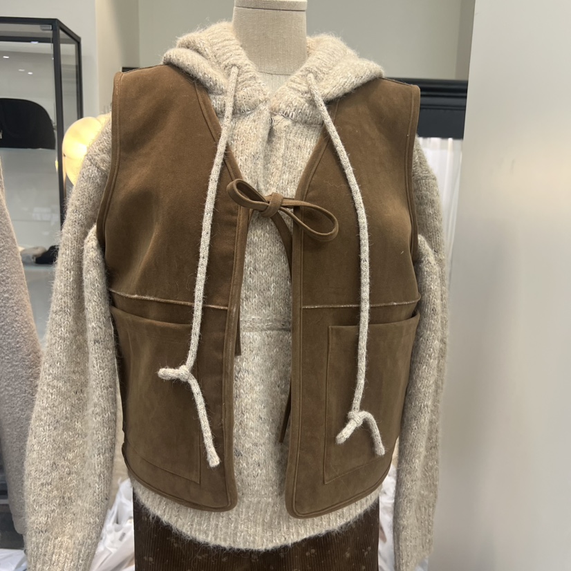 MORE THAN YESTERDAY/LOVE YOU SO MUCH韓國代購㊣女裝新款時尚馬甲不含內搭LYSM/MORE THAN YESTERDAY馬甲圖色2