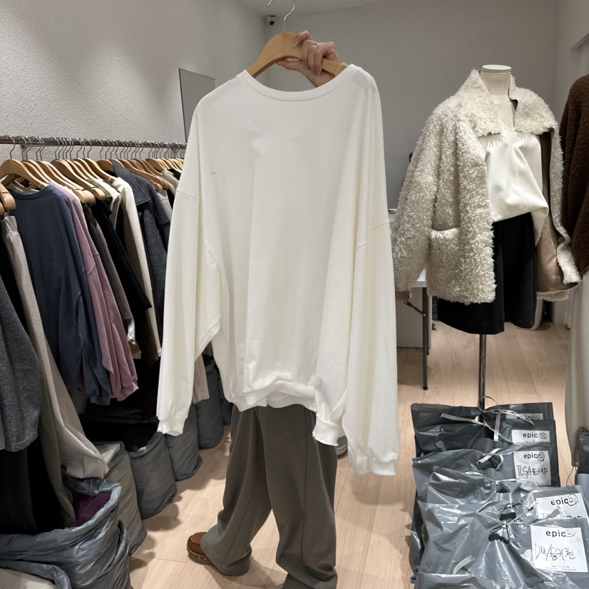 EPIC-S東大門㊣實拍女士新款休閑人氣真品25秋冬推薦時尚衛衣EPIC-S衛衣圖色1