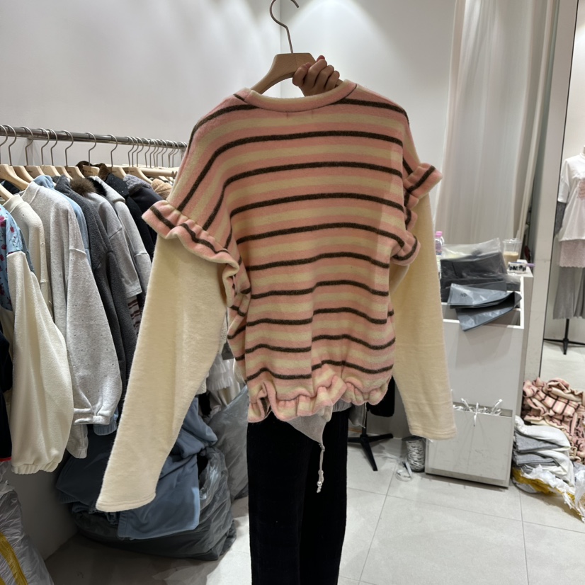 MINI UNNI韓國直郵㊣女裝新款真品職業人氣休閑熱賣25秋冬毛衣MINI UNNI毛衣