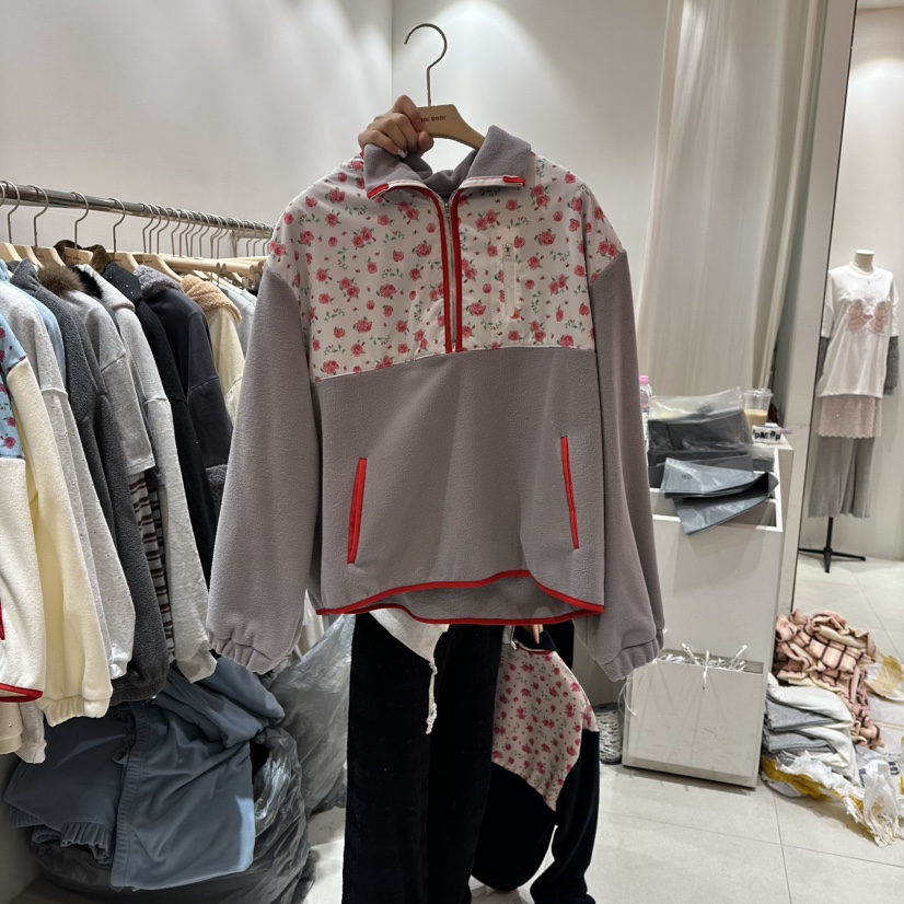 MINI UNNI韓國直郵㊣女裝新款真品25秋冬休閑職業人氣衛衣MINI UNNI衛衣圖色2