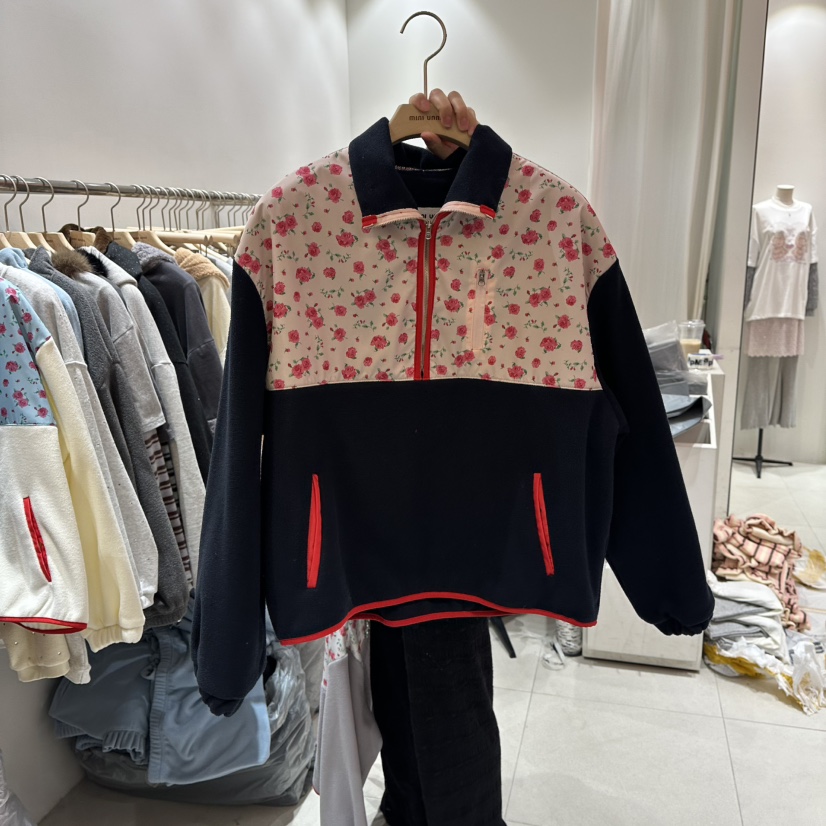 MINI UNNI韓國直郵㊣女裝新款真品25秋冬休閑職業人氣衛衣MINI UNNI衛衣圖色3