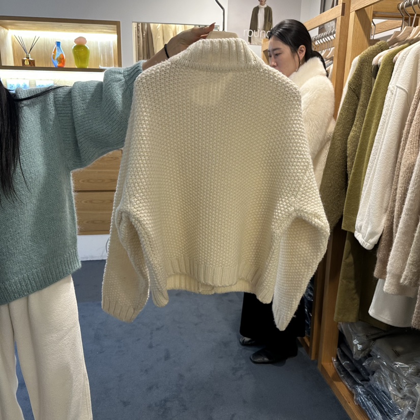ROUNDER東大門㊣實拍女士新品推薦時尚人氣25秋冬真品職業毛衣ROUNDER毛衣