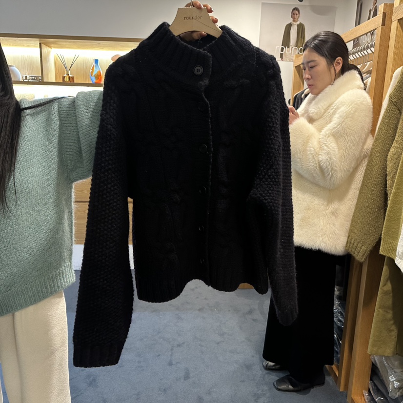 ROUNDER東大門㊣實拍女士新品推薦時尚人氣25秋冬真品職業毛衣ROUNDER毛衣圖色2