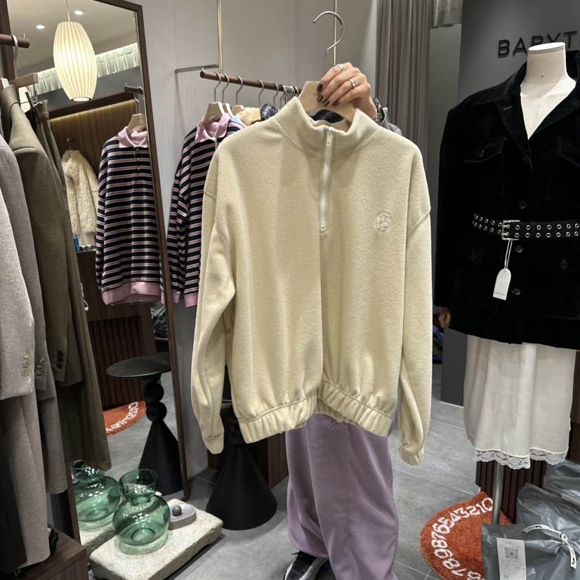 BABYTOUCH東大門㊣實拍女士新款休閑推薦人氣熱賣職業衛衣抓絨BABYTOUCH衛衣圖色1