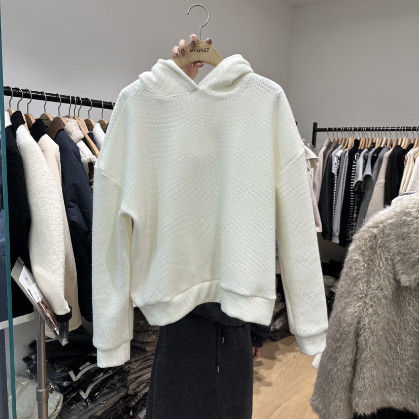 M.G.N韓國直郵㊣女士新品熱賣休閑人氣真品衛衣連帽衫羊毛MAGNET衛衣圖色1