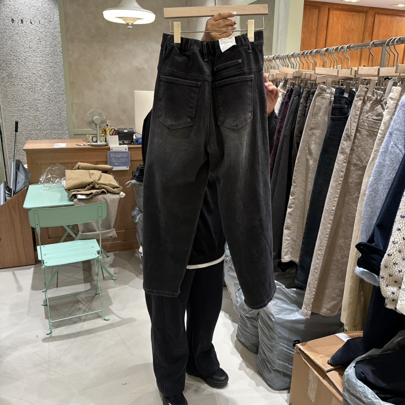 DELI JENNY韓國直郵㊣女士新款真品人氣熱賣職業休閑牛仔褲DELI JENNY牛仔褲