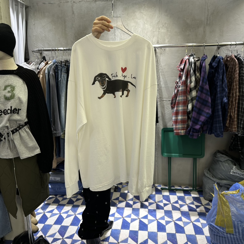 AMOUR東大門㊣代購女士新品休閑真品熱賣時尚25秋冬長袖T恤AMOUR長袖T恤圖色1