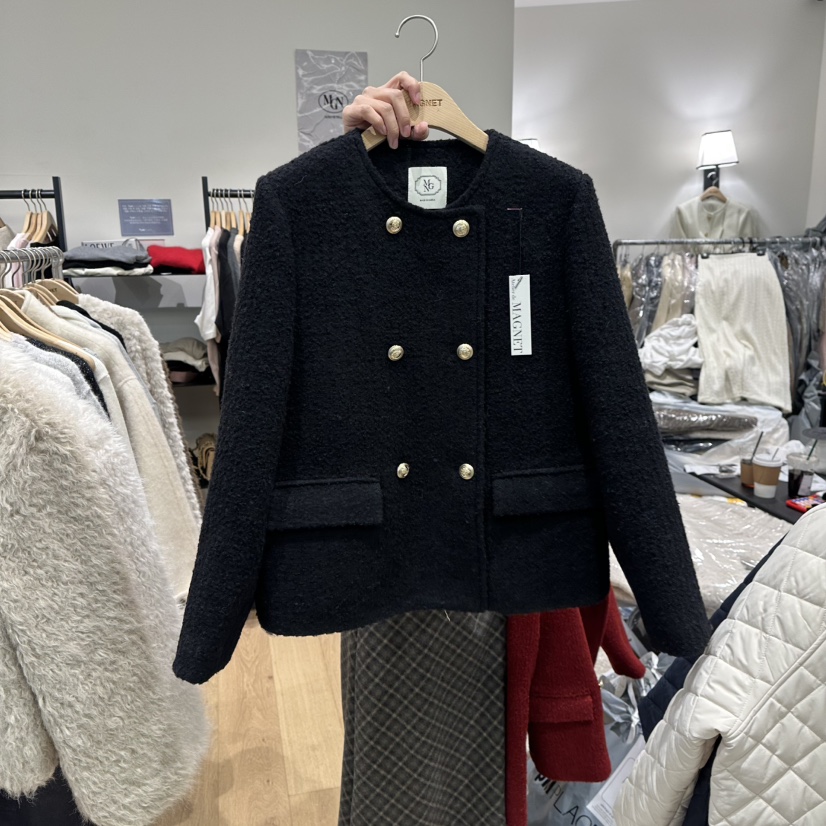 M.G.N韓國直郵㊣女士新款職業推薦時尚真品25秋冬夾克羊毛MAGNET夾克圖色3
