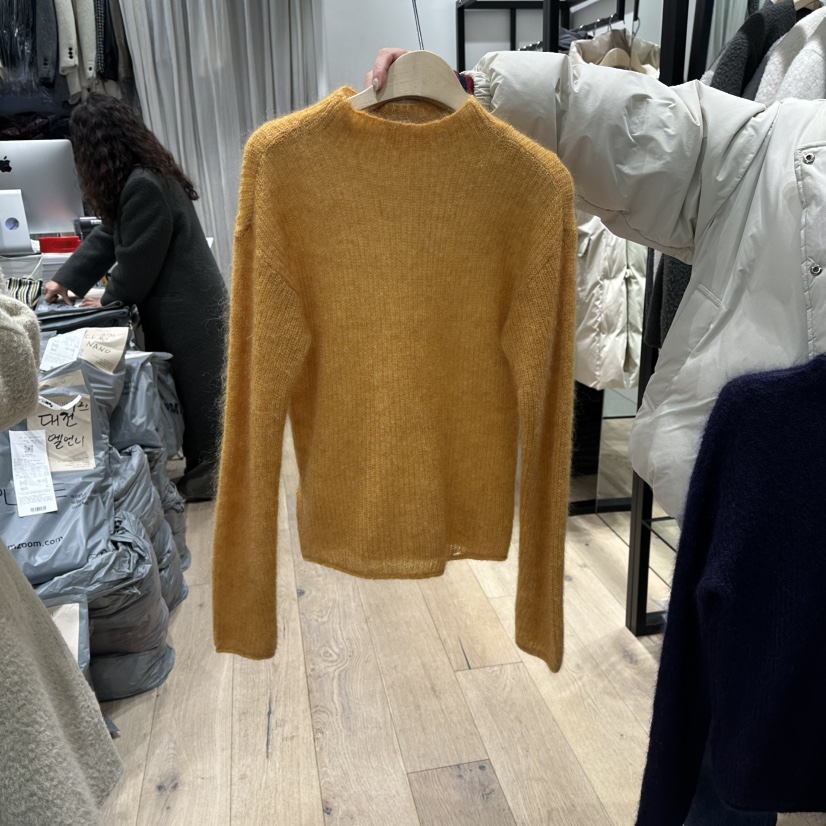 BRUNI/RICOTTA韓國代購㊣女裝新款人氣職業真品25秋冬針織衫BRUNI/RICOTTA針織衫圖色1