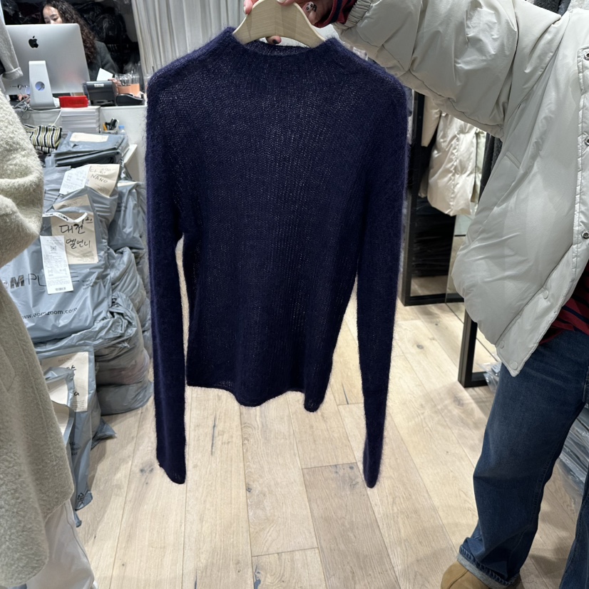 BRUNI/RICOTTA韓國代購㊣女裝新款人氣職業真品25秋冬針織衫BRUNI/RICOTTA針織衫圖色2