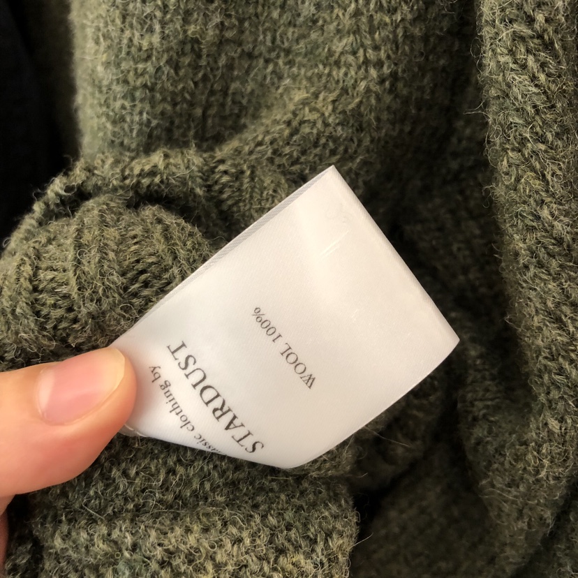 THE STARDUST韓國直郵㊣女裝新款人氣毛衣不含內搭圓領羅紋THE STARDUST毛衣