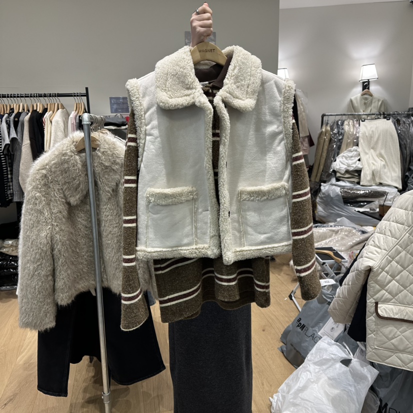 M.G.N東大門㊣直郵女裝新款25秋冬人氣推薦熱賣真品職業馬甲MAGNET馬甲圖色2