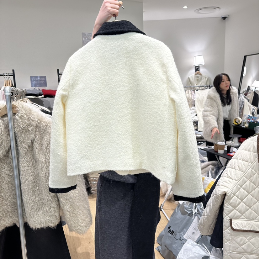 M.G.N東大門㊣直郵女士新款熱賣人氣職業真品25秋冬短款大衣MAGNET短款大衣