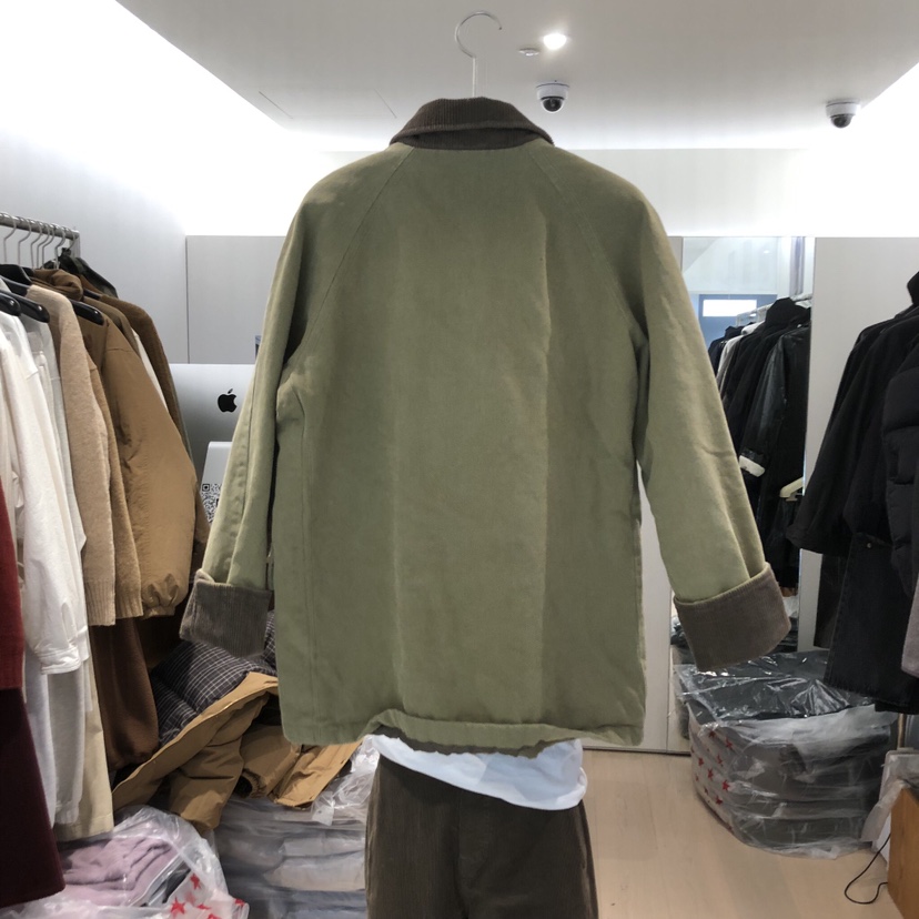 THE STARDUST韓國代購㊣女士新款25秋冬真品短款棉服燈芯絨棉THE STARDUST短款棉服