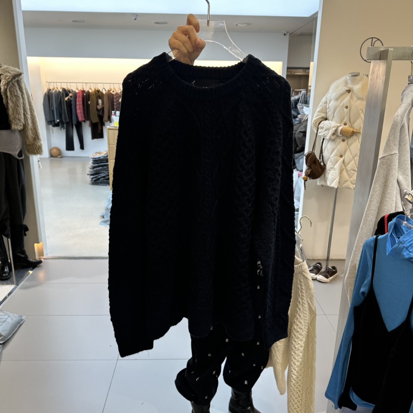 AMOUR東大門㊣直郵女裝新款推薦熱賣時尚人氣休閑25秋冬毛衣AMOUR毛衣圖色2