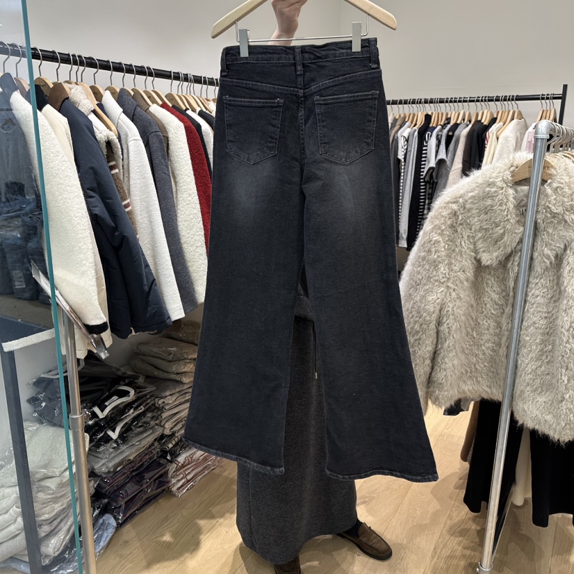 M.G.N韓國代購㊣女裝新品職業休閑25秋冬真品人氣熱賣牛仔褲MAGNET牛仔褲