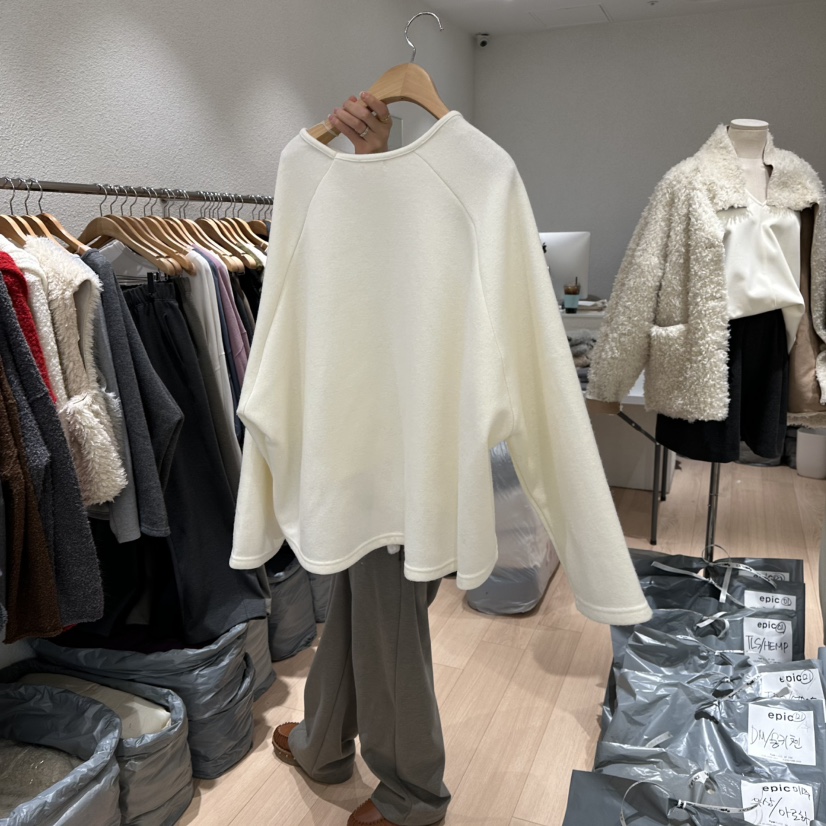 EPIC-S韓國代購㊣女士新品25秋冬人氣真品時尚職業衛衣羊毛EPIC-S衛衣