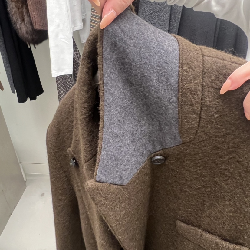 NUTPLAN韓國代購㊣女士新款時尚人氣休閑職業中長款大衣含腰帶NUTPLAN中長款大衣