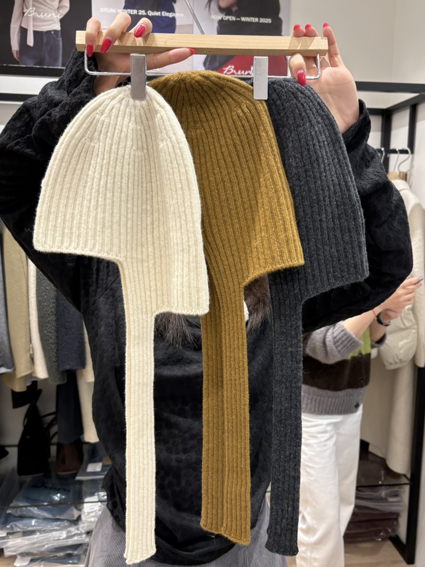 BRUNI/RICOTTA韓國直郵㊣女士新品真品人氣休閑推薦25秋冬帽子BRUNI/RICOTTA帽子