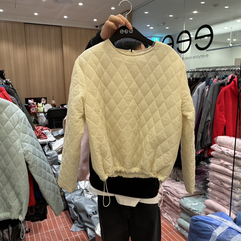 E/E/E東大門㊣代購女裝新品時尚職業推薦休閑熱賣真品衛衣E/E/E衛衣圖色1