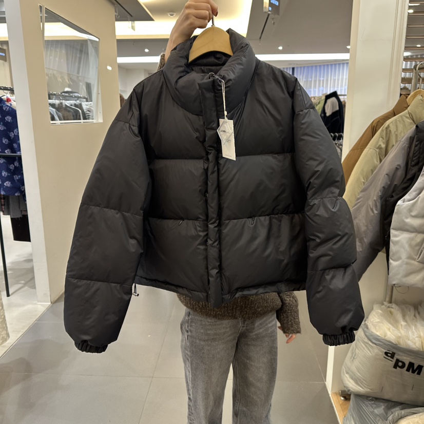 NOWHERE韓國代購㊣女士新品時尚25秋冬推薦短款羽絨服兩面穿NOWHERE短款羽絨服圖色3